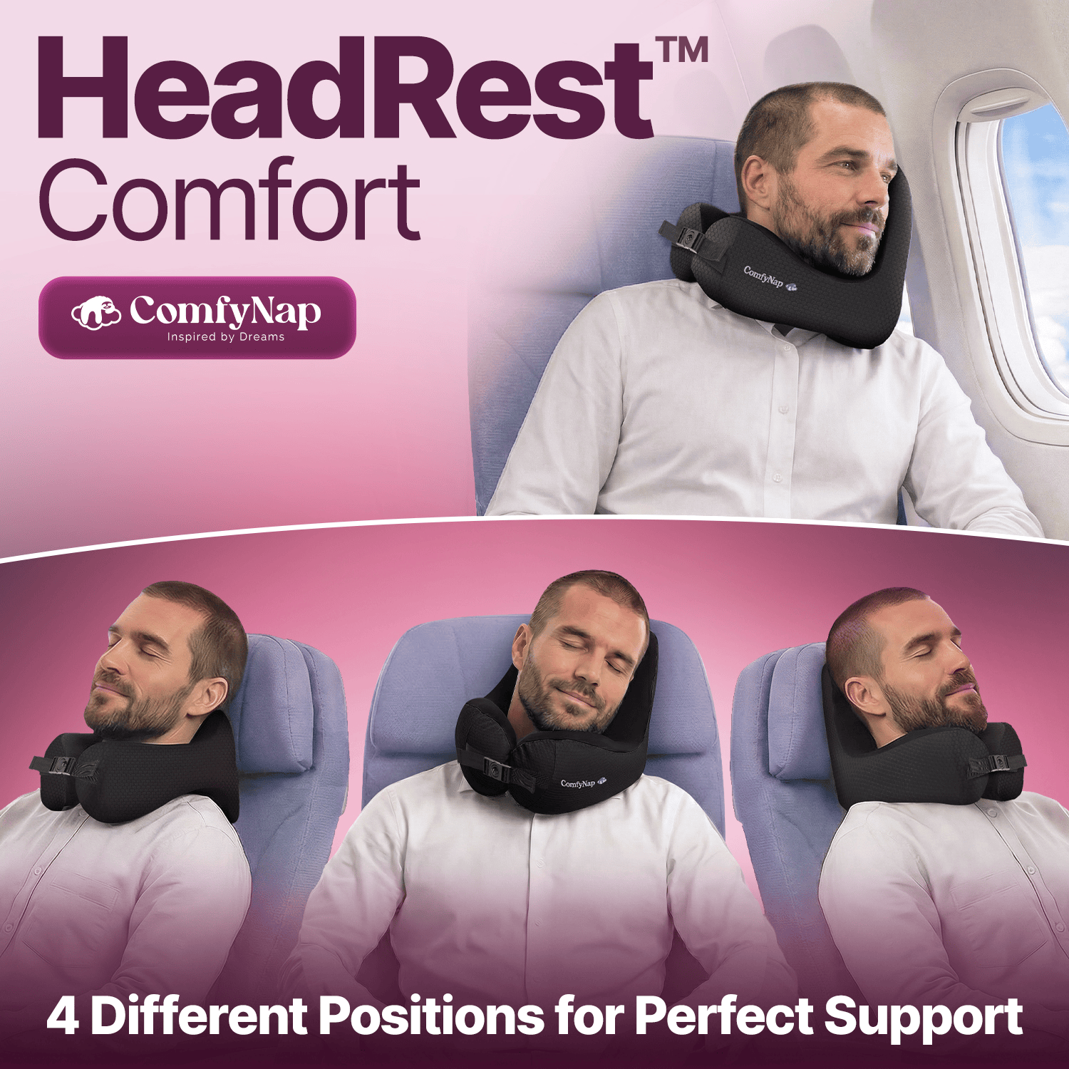 1. Neck Pillow LI - HeadRest 1 v1 - Black